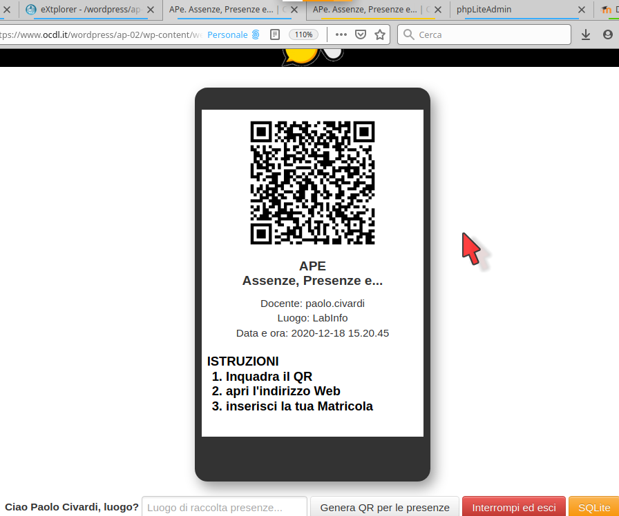 Screenshot APE