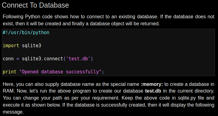 python-sqlite