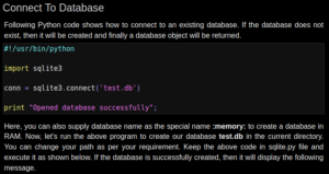 python-sqlite